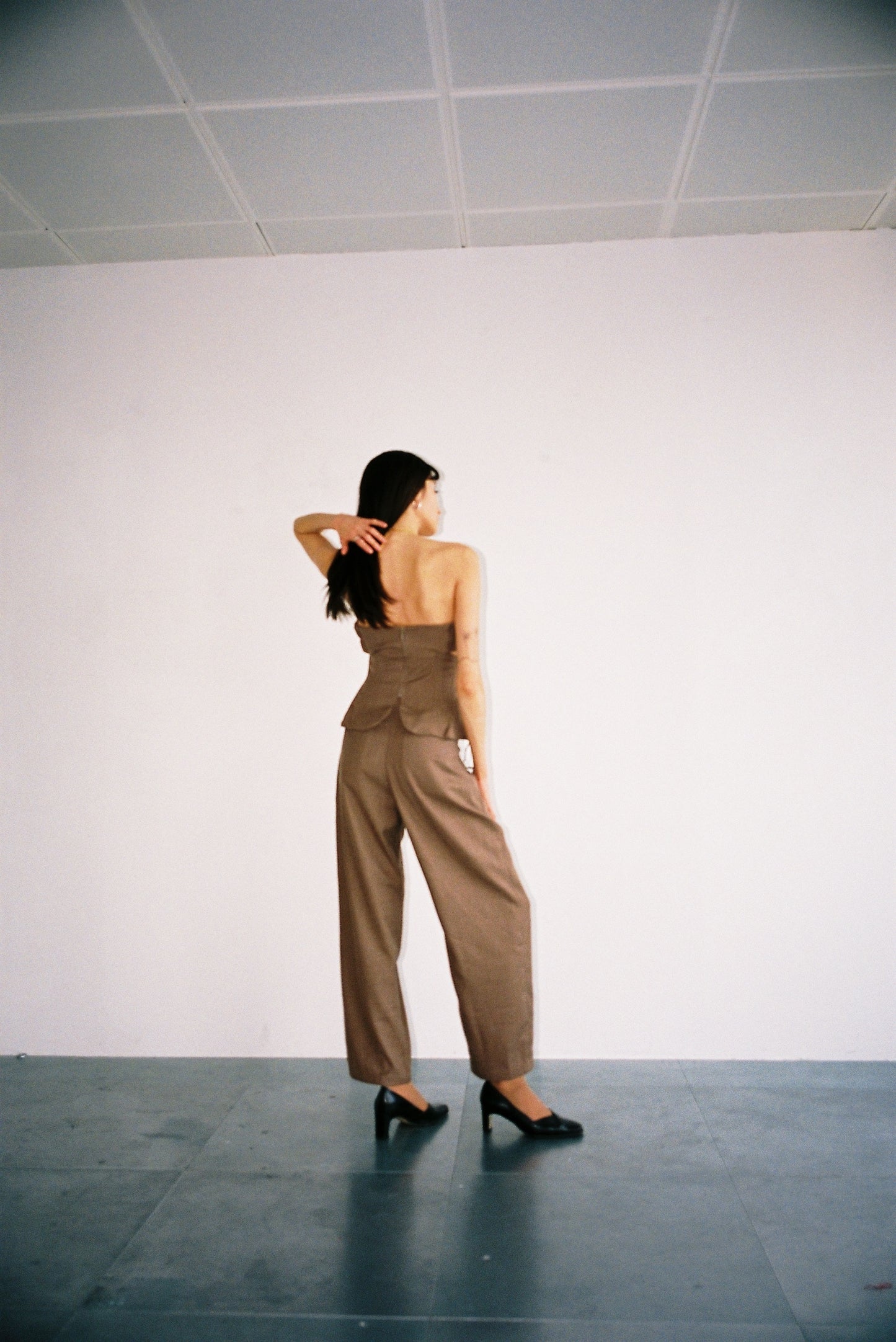Torn and Mended collection - tapered trousers